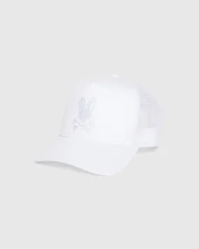 Psycho Bunny Jay Trucker Cap - White