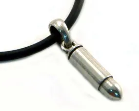 Rubber Cord Choker with Bullet