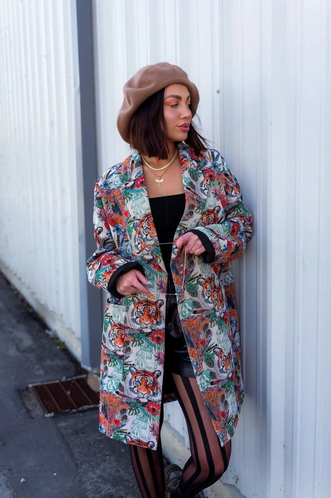 Scorpio Coat in Wild Soul Jacquard *RESTOCKED*