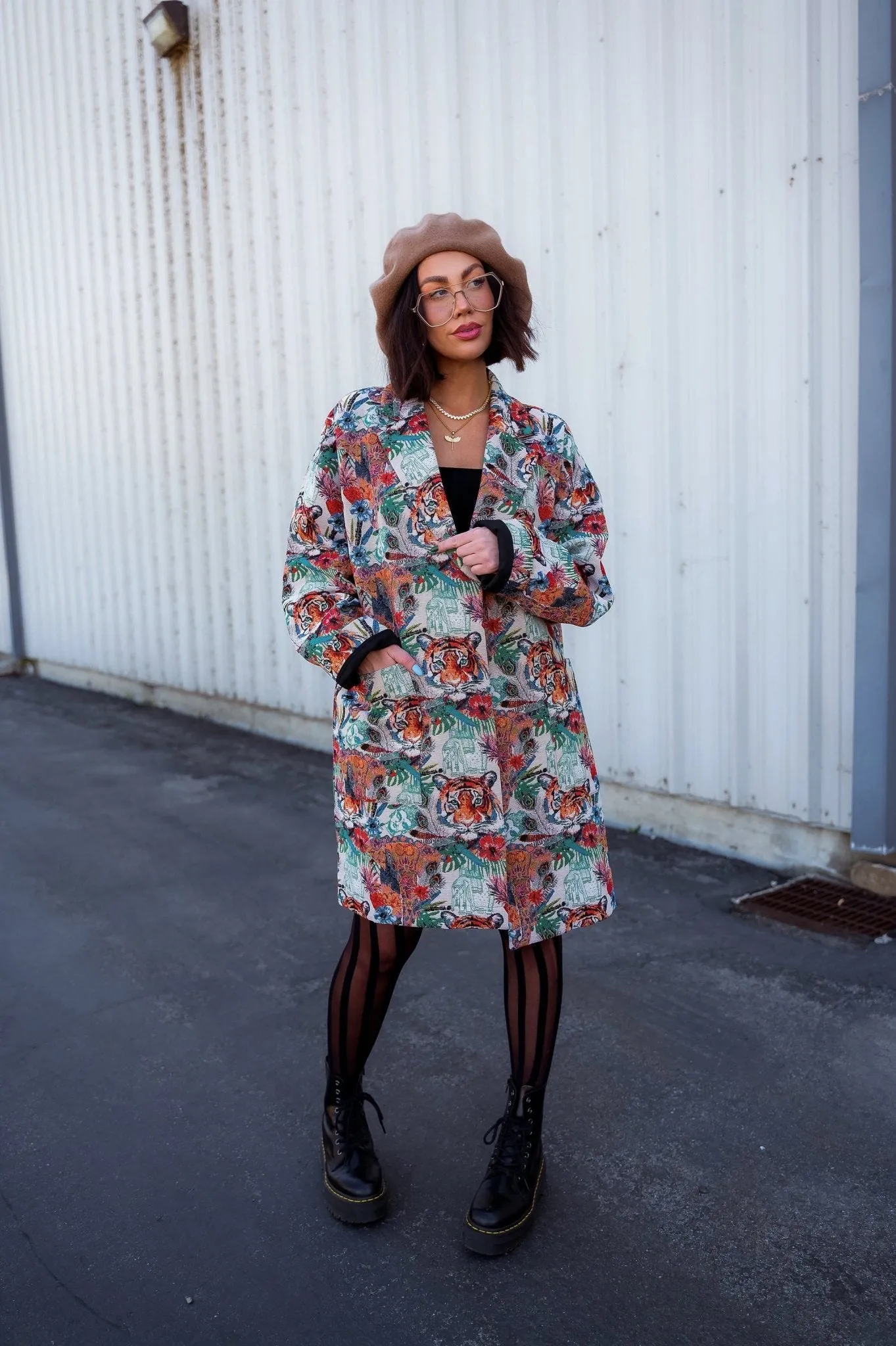 Scorpio Coat in Wild Soul Jacquard *RESTOCKED*