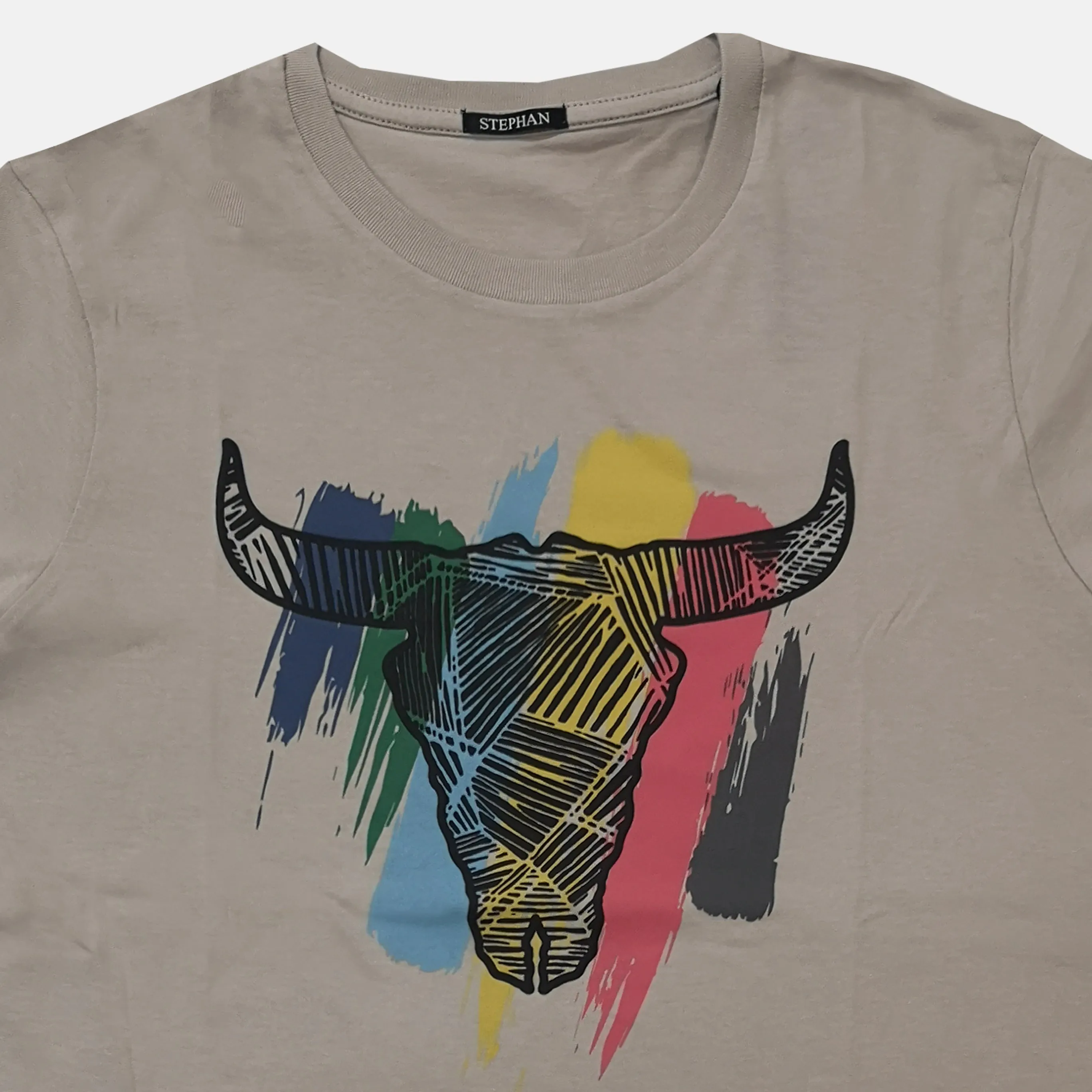 Stephan Nkuni Zulu Mushroom Paint T Shirt