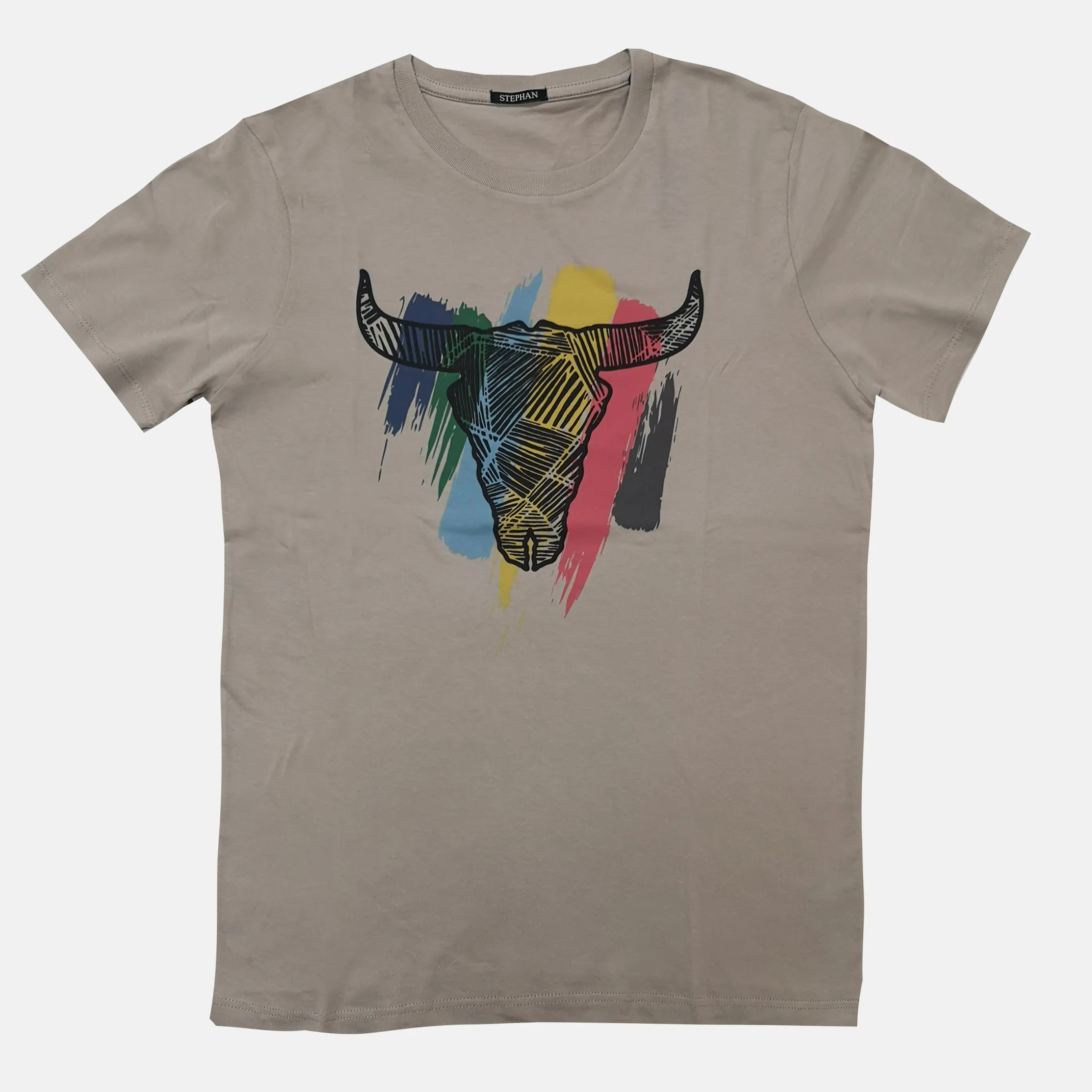 Stephan Nkuni Zulu Mushroom Paint T Shirt