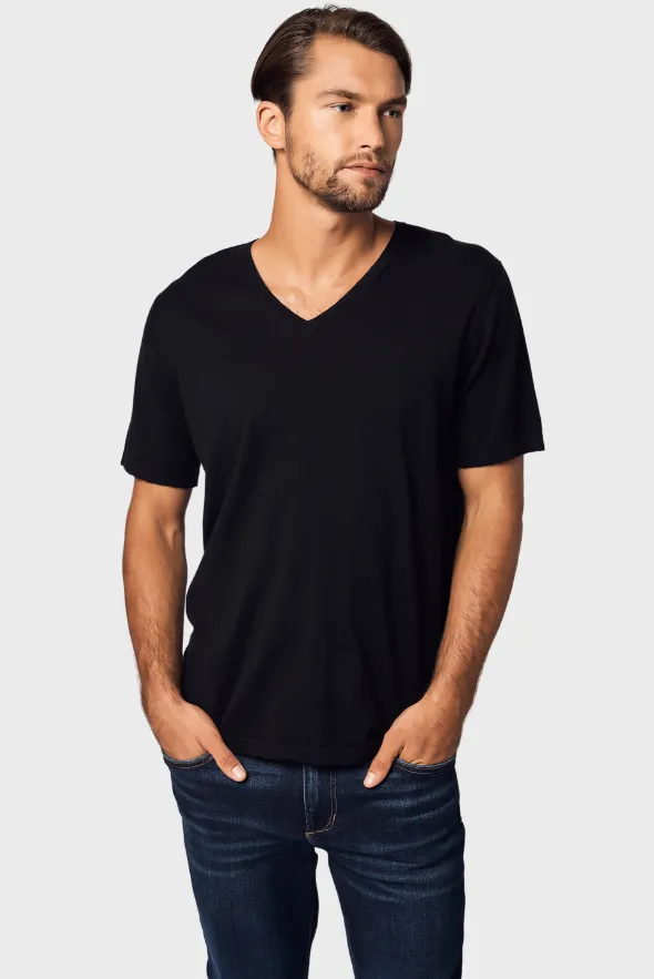 V-Neck Cotton Cashmere T-Shirt