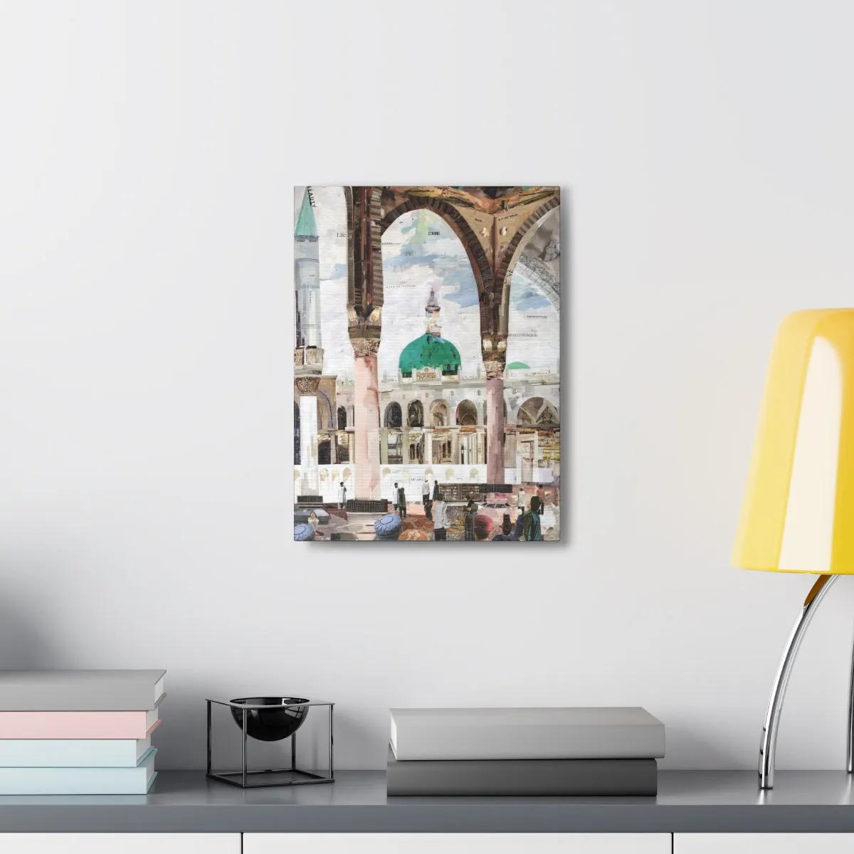 View of Madina, Quality Canvas Wall Art Print, Ready to Hang Wall Art Home Decor