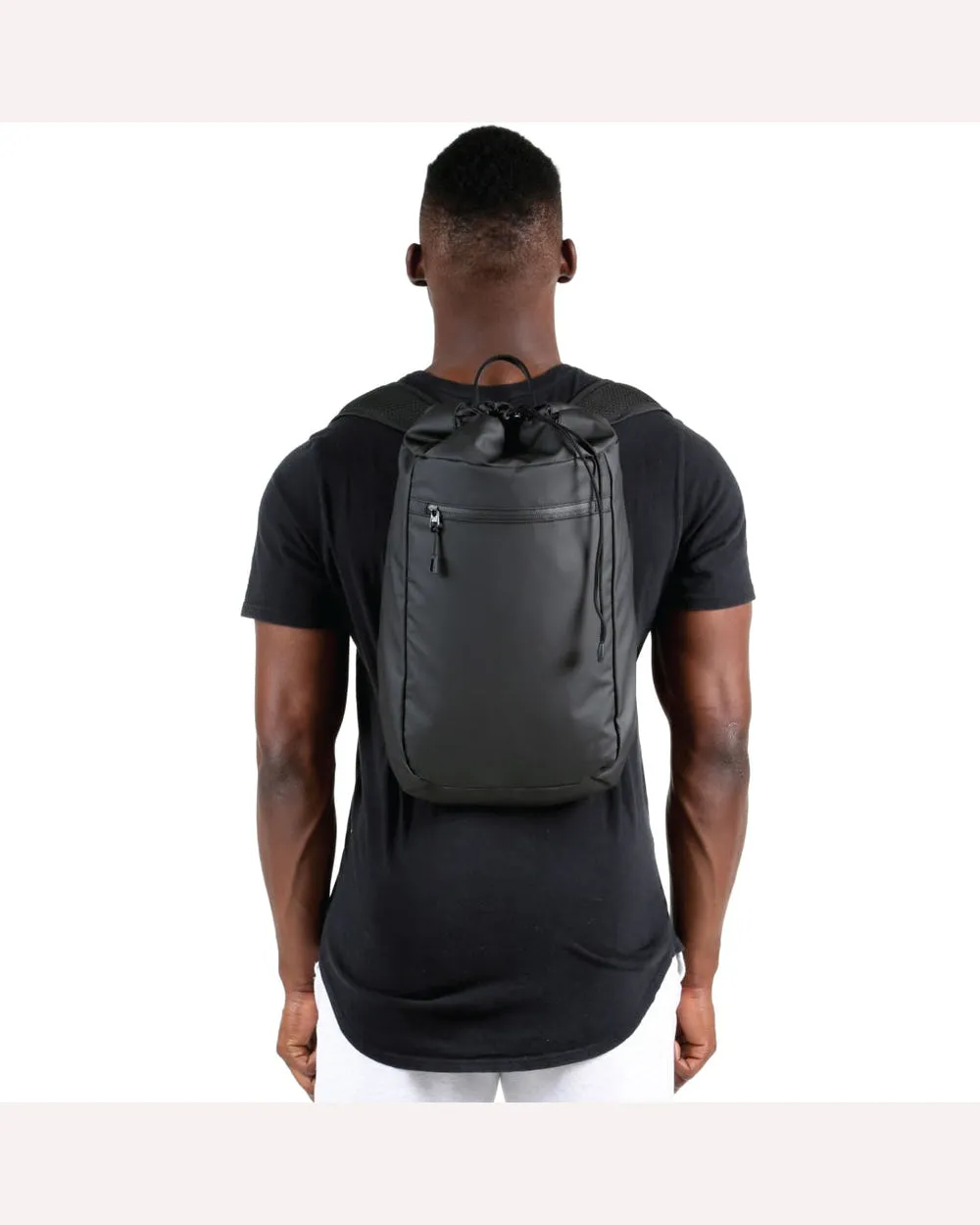 Vooray Stride Cinch Backpack - Matte Black