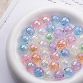 Wholesale 10PCS 16MM Acrylic Bubble Straight Hole Beads