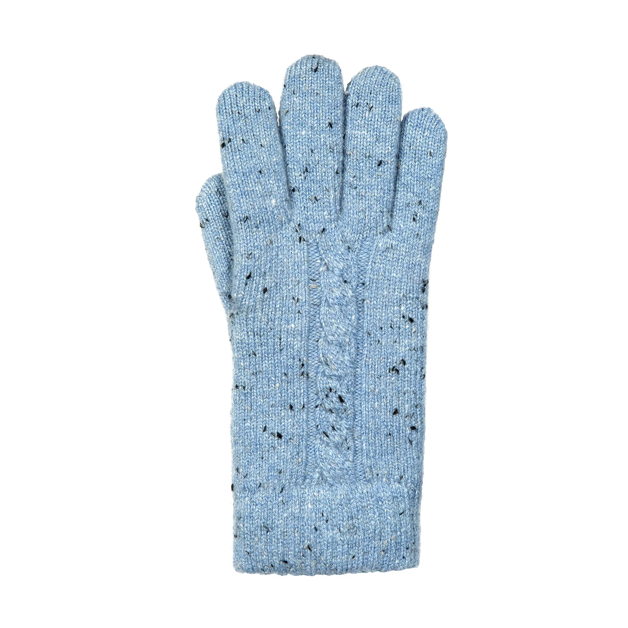 Women’s Cable Knit Gloves with Marl Yarn