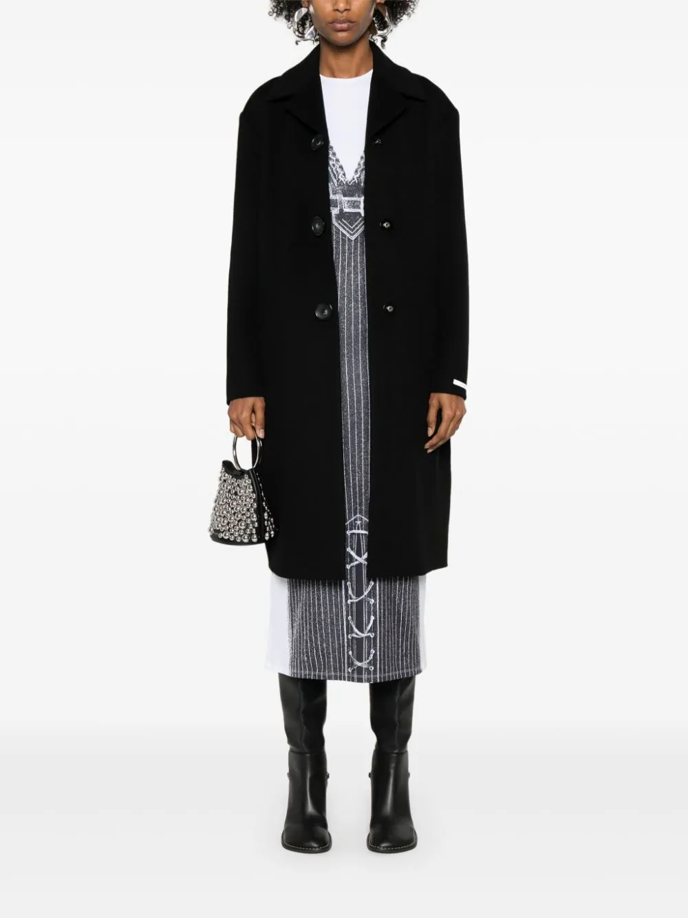 WOOL MIDI COAT